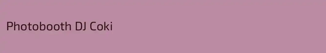 Photobooth DJ Coki